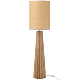 Lampe Ailanthus de J-Line en bois naturel vue de face