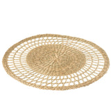 Texture naturelle du set de table en jute et jonc de mer J-Line