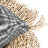 La Housse de Coussin Cotton Bonita - Noir Naturel - 40x40