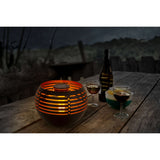 LED DE TABLE DÉCORATIVE LED, 16 cm de haut pour l'extérieur, en métal noir et en plastique, avec LED intégrée