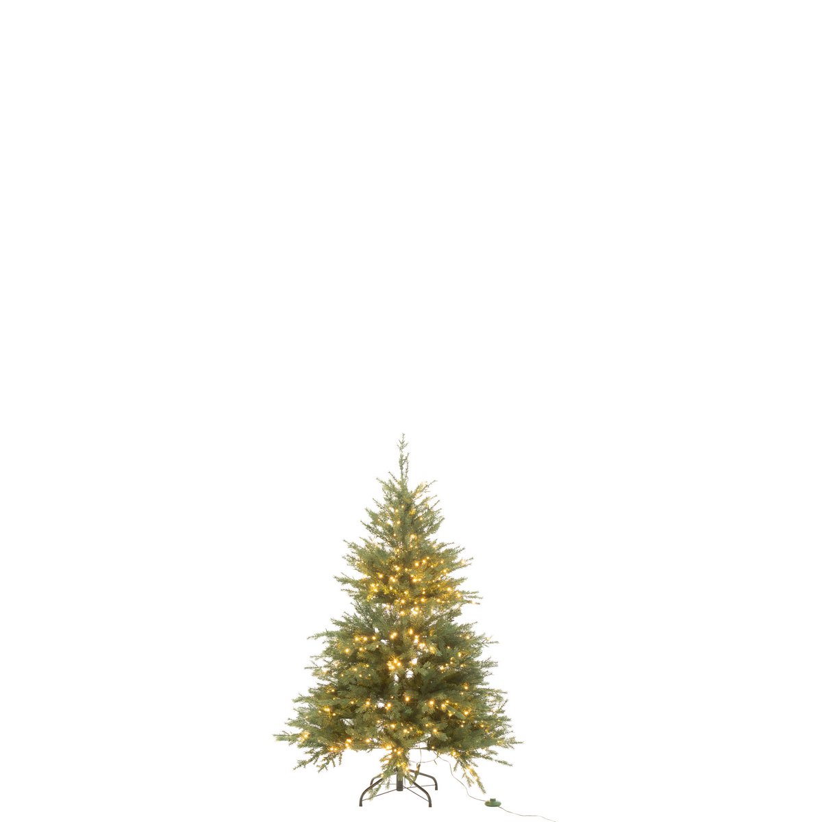 Sapin de Noël J-Line 600 LED - ambiance festive dans un intérieur décoré