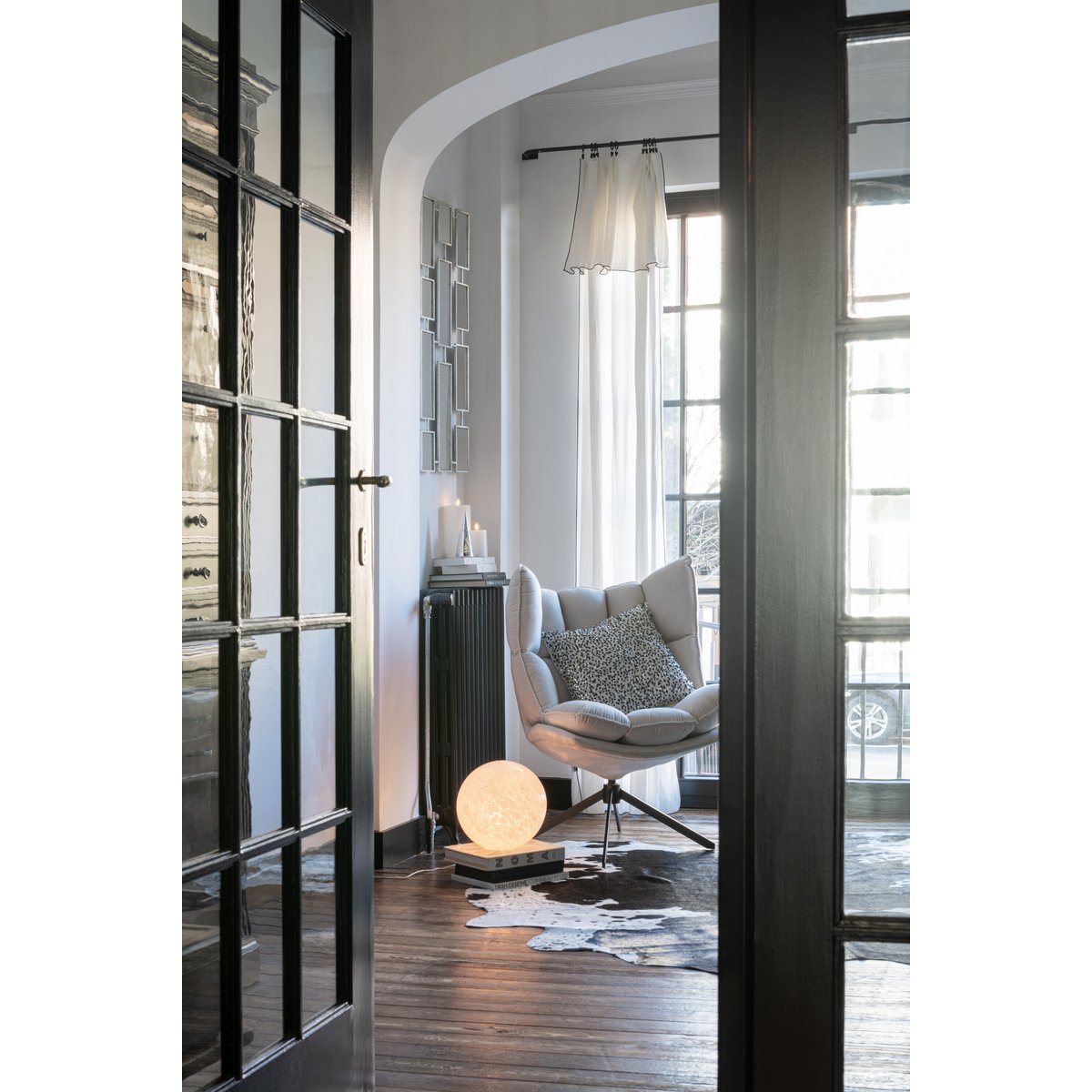 Fauteuil J-Line avec coussin, ambiance intérieure