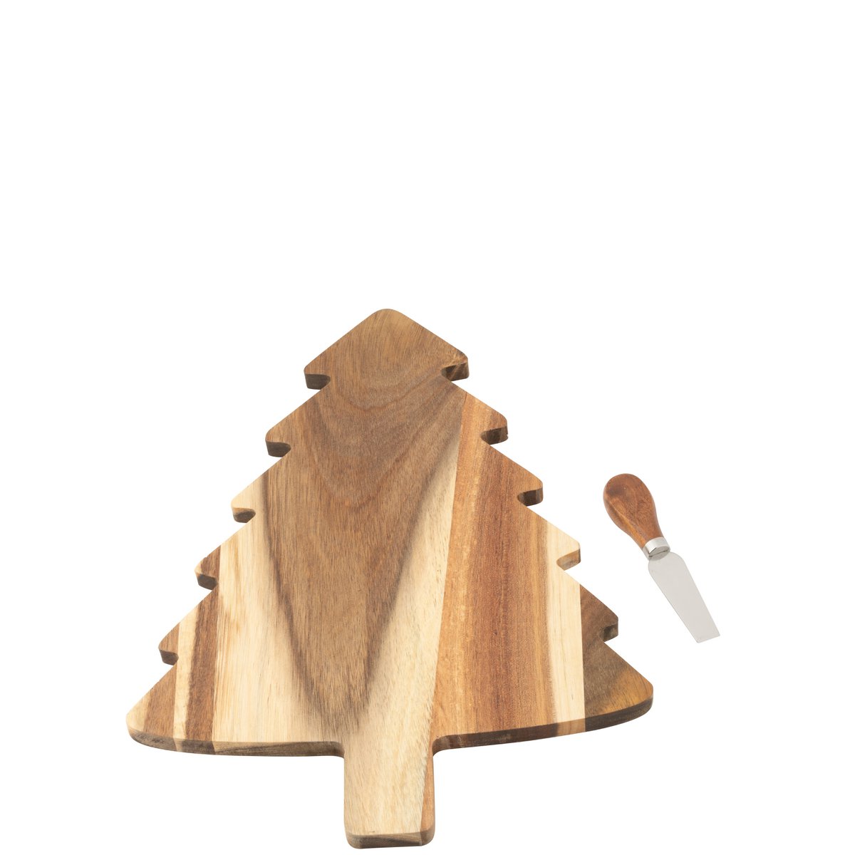 Planche à fromage J-Line avec couteau Sapin de Noël - mise en scène