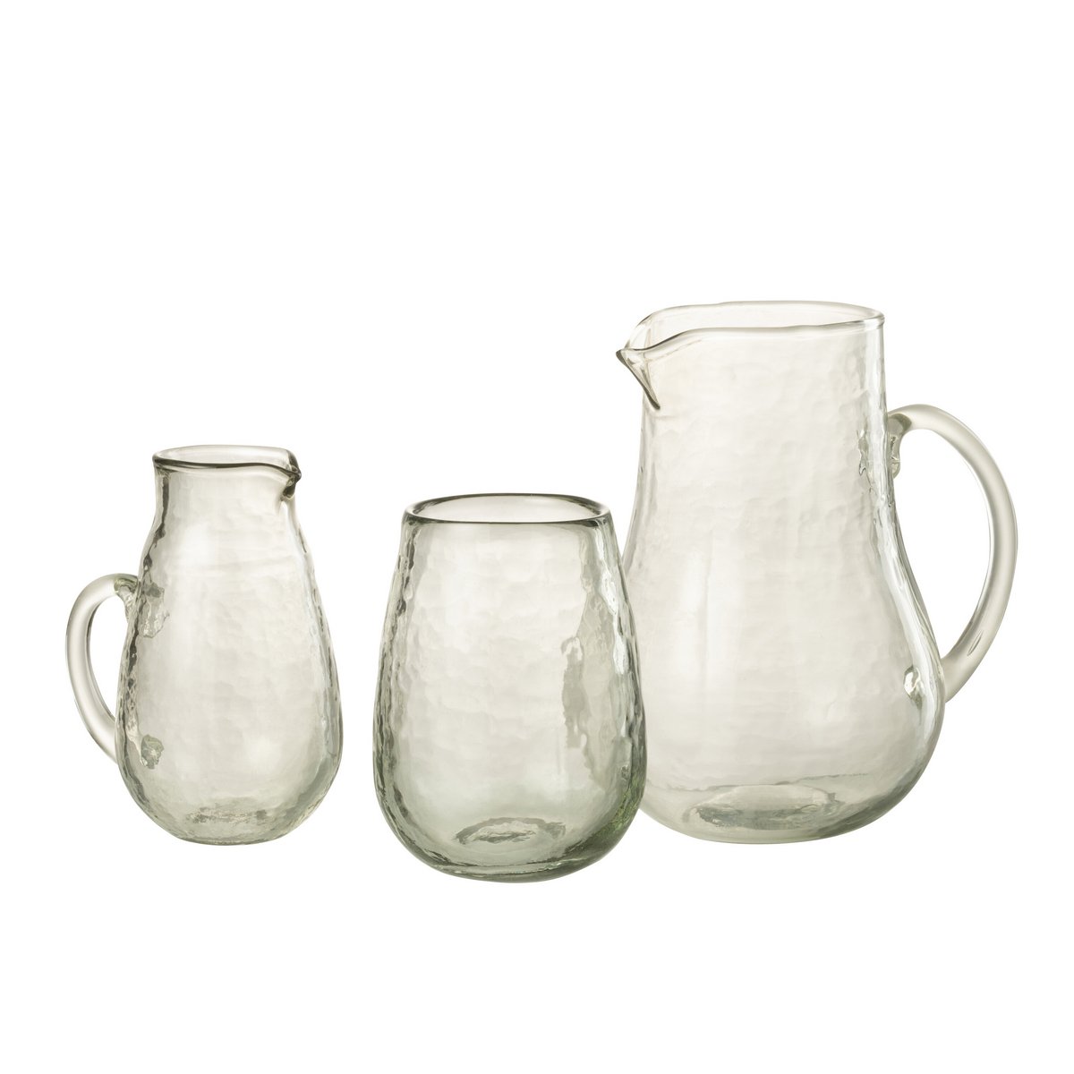Carafe J-Line L en verre transparent, vue avant