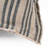 Housse de Coussin The Nordic Stripe - Noir Naturel - 50x50