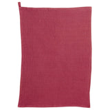 Torchon nid d'abeilles uni Mumba Orchidée 50 x 70