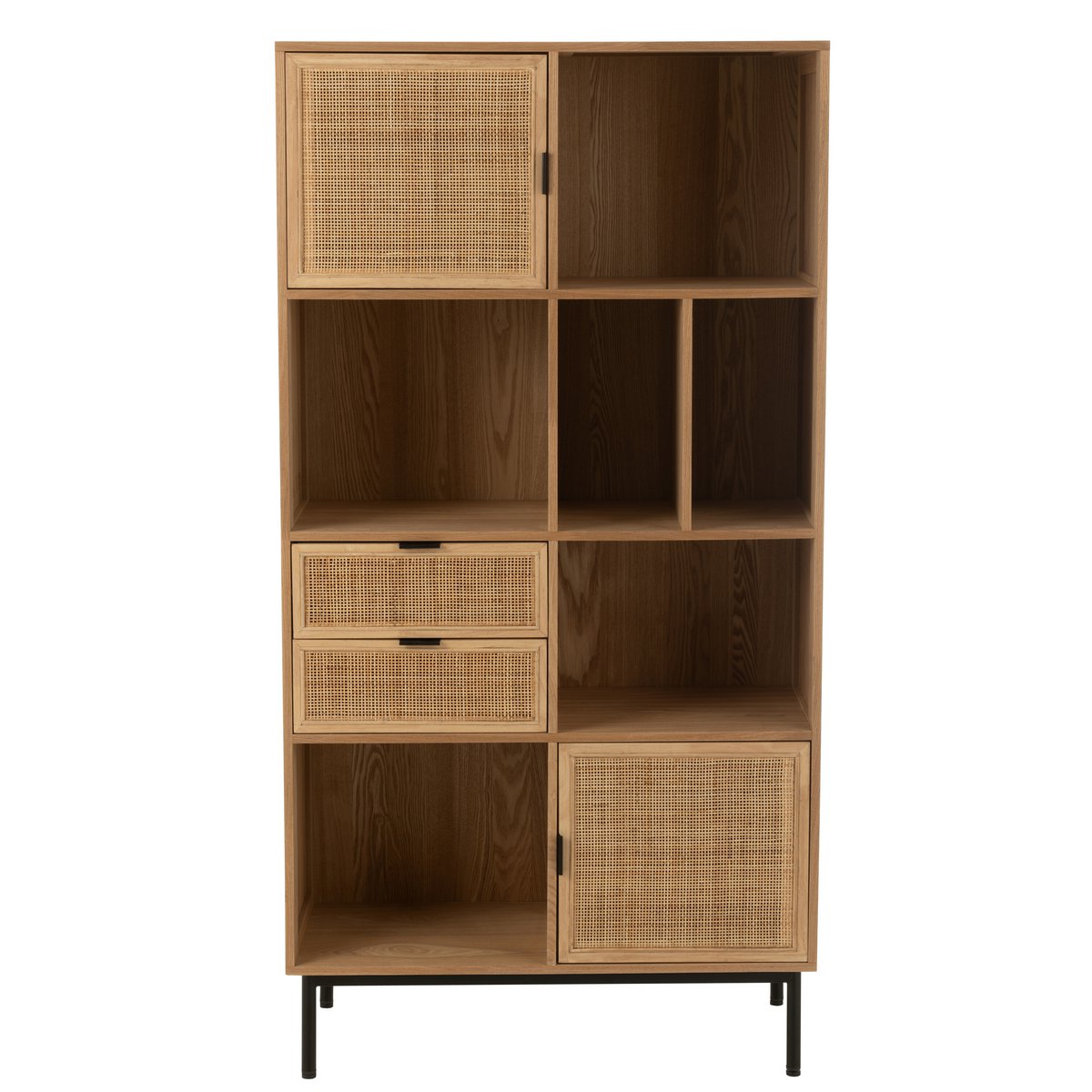Armoire J-Line ouverte, montrant l'espace de rangement