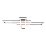 Lampe à plafond CCT LED + "BANTY" RVB-Backlight avec de nombreuses fonctions, de 95 cm de long, y compris la télécommande