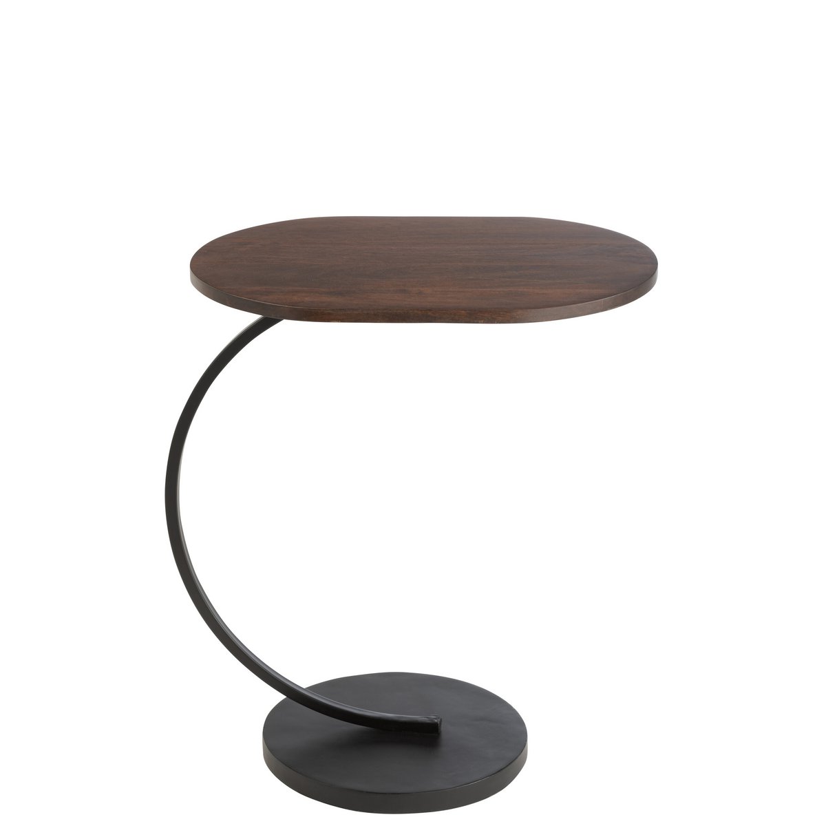 Table d'appoint Swoosh J-Line dans un salon moderne