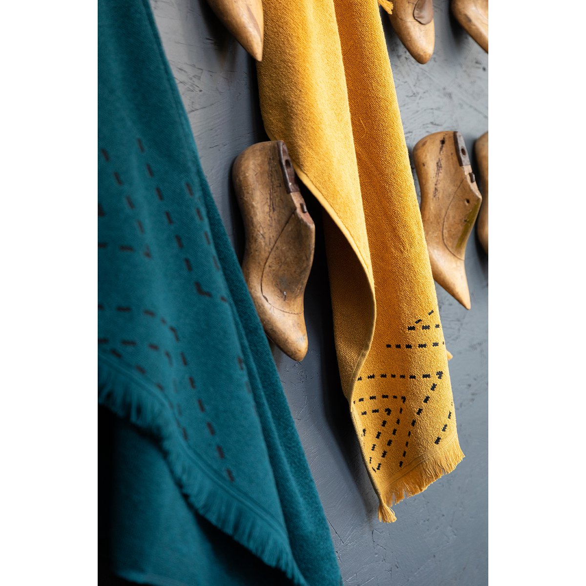 Serviette invité Julia Bronze 30 x 50
