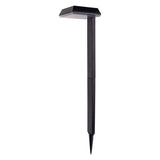 SPIT décorative solaire "Sigi", 79 cm de haut, plastique, noir, LED intégrée, blanc chaud