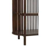 Étagère Conie J-Line dans un salon moderne, bois de manguier