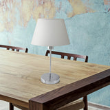 Tireur d'hemblée ovale pour les lumières de table beige
