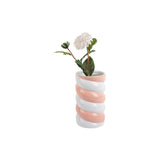 Vase Guimauve Moyen avec motifs colorés, vue latérale