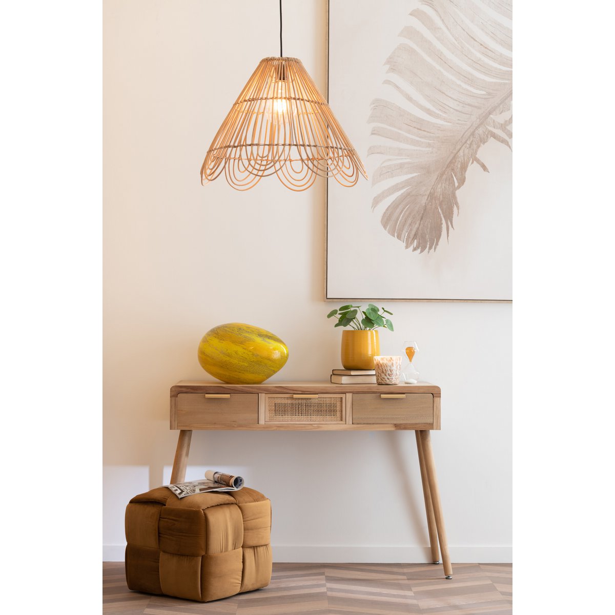 Pot de fleurs J-Line, ambiance salon moderne