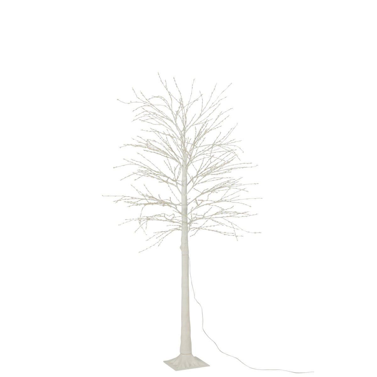 Suspension J-Line Boom 2000 LED en métal blanc, vue frontale