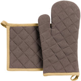 Lot gant de cuisine/manique recyclé Grace Café 15 x 32