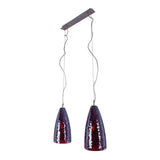 Lampe en verre 2 FLG. "Individuel"