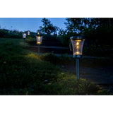 8 Set LED Decoration Solar Light, pour l'extérieur, en métal et en plastique en acier, LED intégrée