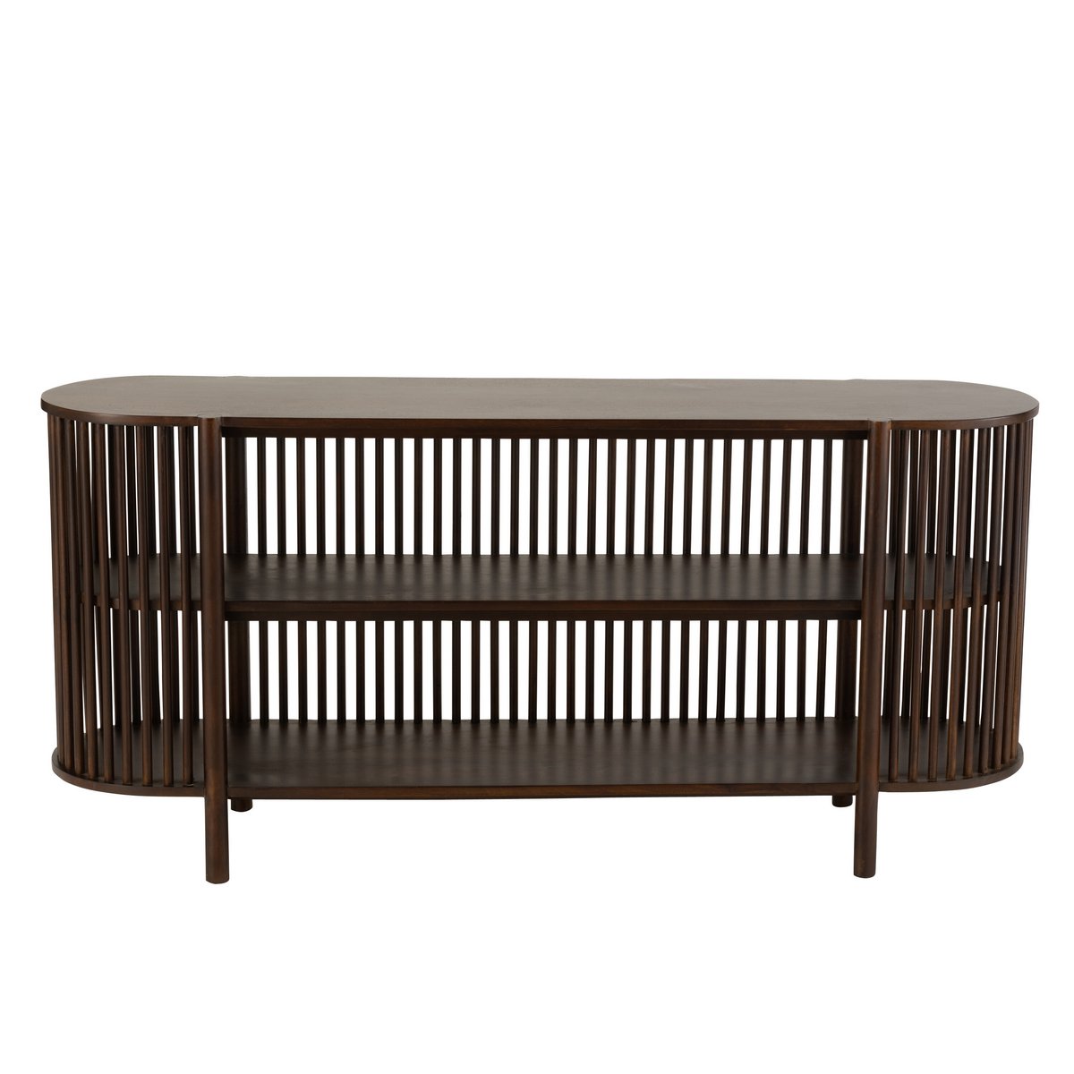 Console J-Line Conie en manguier marron foncé vue avant