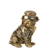 Détail de la figurine Bulldog J-Line, mettant en valeur la texture et la finition.