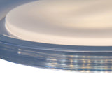 Plafond LED "Claire" Ø 50,5 cm, 7,5 cm de haut, métal et plastique en blanc, LED intégrée, 1600 lm, dimmable, fonction CCT, 3000-5000 K, fonction de lumière nocturne