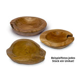 Bol en teck Ø 25 cm Produit naturel unique à base de bois de racine