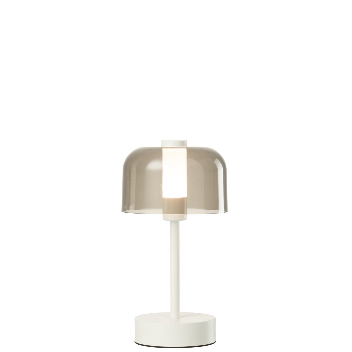 Détail de la lampe J-Line Woa, finition métal blanc