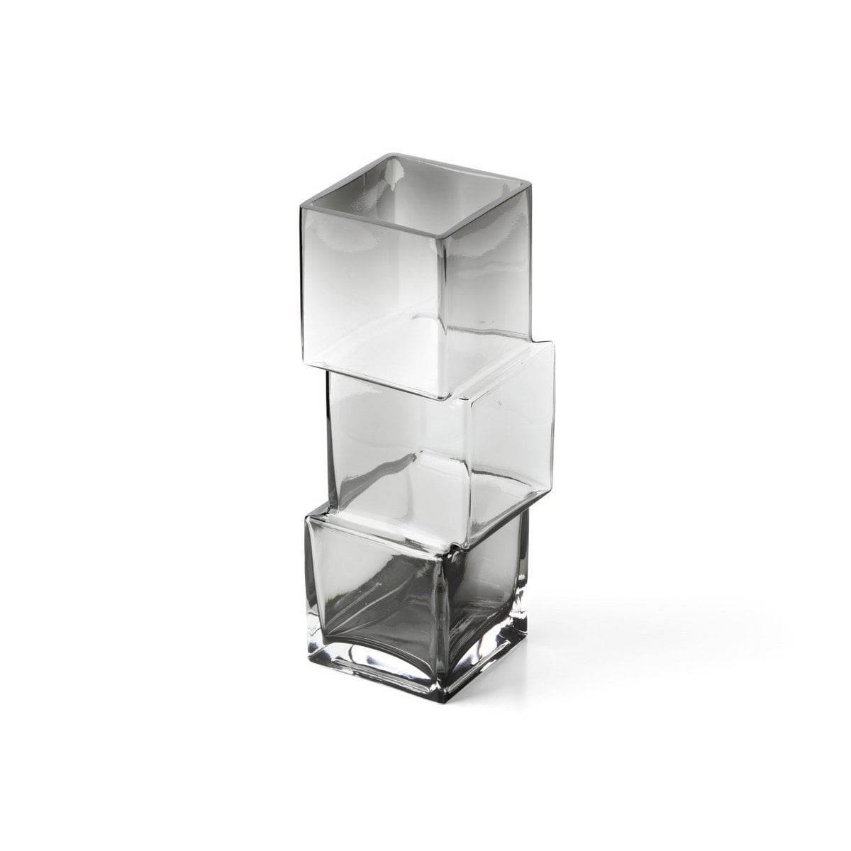 Détail du vase Rummikub montrant la texture unique du verre