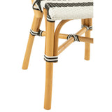 Chaise J-Line Live - rotin/plastique - naturel/noir