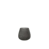 Lanterne J-Line Glitter en verre mauve, vue de face