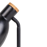 Lampe de bureau "Marie" en métal et en bois, E14, noir, 36,5 cm de haut