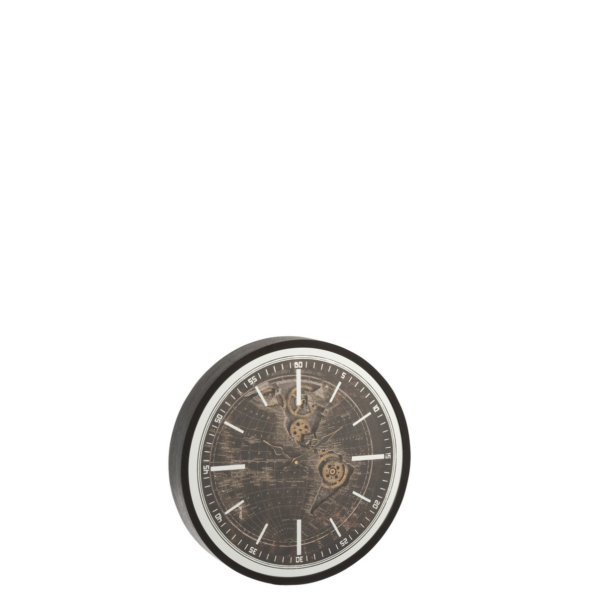 Horloge J-Line accrochée dans un salon moderne