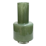 Vase Volta Elite en verre vert 19 cm