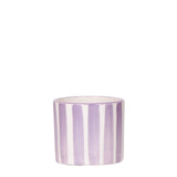 Kolibri Accueil | Rayure peinte - Lilas - Ø6cm