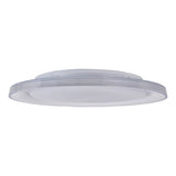 Plafond LED "Claire" Ø 50,5 cm, 7,5 cm de haut, métal et plastique en blanc, LED intégrée, 1600 lm, dimmable, fonction CCT, 3000-5000 K, fonction de lumière nocturne