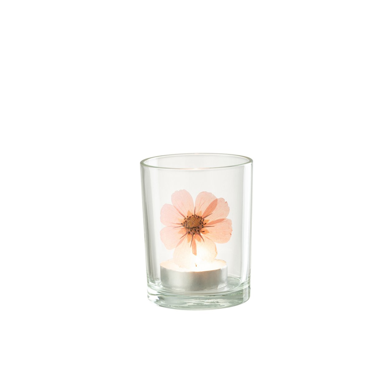 Détail de la lanterne Flower J-Line en verre multicolore