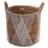 Panier à linge | Panier de plantes | Panier de rangement JUWANA en fibre de bananier
