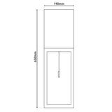 Lampe de table "Alfa", lampe de table en métal moderne et textile en chrome / gris foncé avec prise E27, 65 cm de haut, lampe chic pour le couloir, salon et bureau