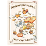 Torchon Carte Fromages