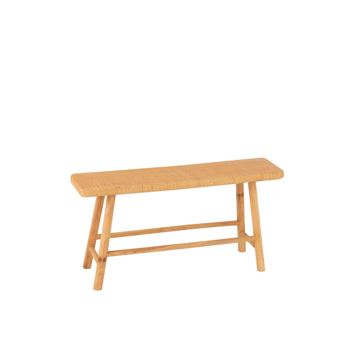 Canapé J-Line en rotin naturel, mise en scène déco