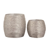 Sentier de bougeoir en 2 parties Solder Tobeight Windlichter Paris Gold ou Silver Candlers