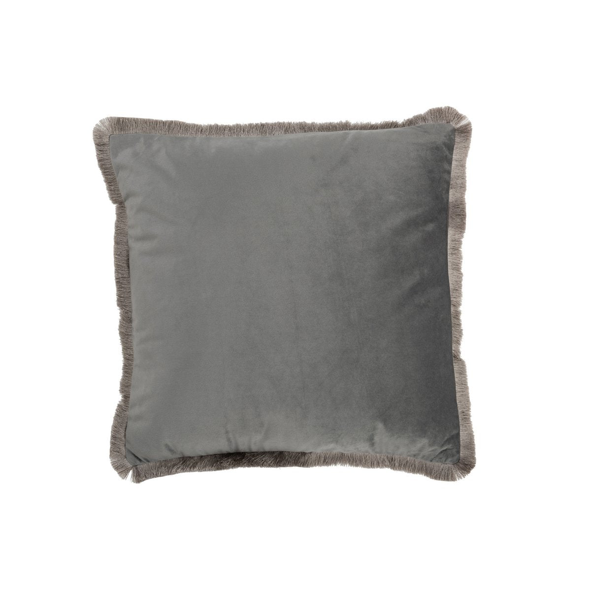 Coussin J-Line Alpha Square gris sur canapé moderne