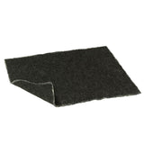 Set de Table J-Line Rectangulaire Noir avec Bords Effilochés - Vue 1