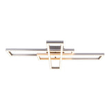 Lampe à plafond CCT LED + "BANTY" RVB-Backlight avec de nombreuses fonctions, de 95 cm de long, y compris la télécommande