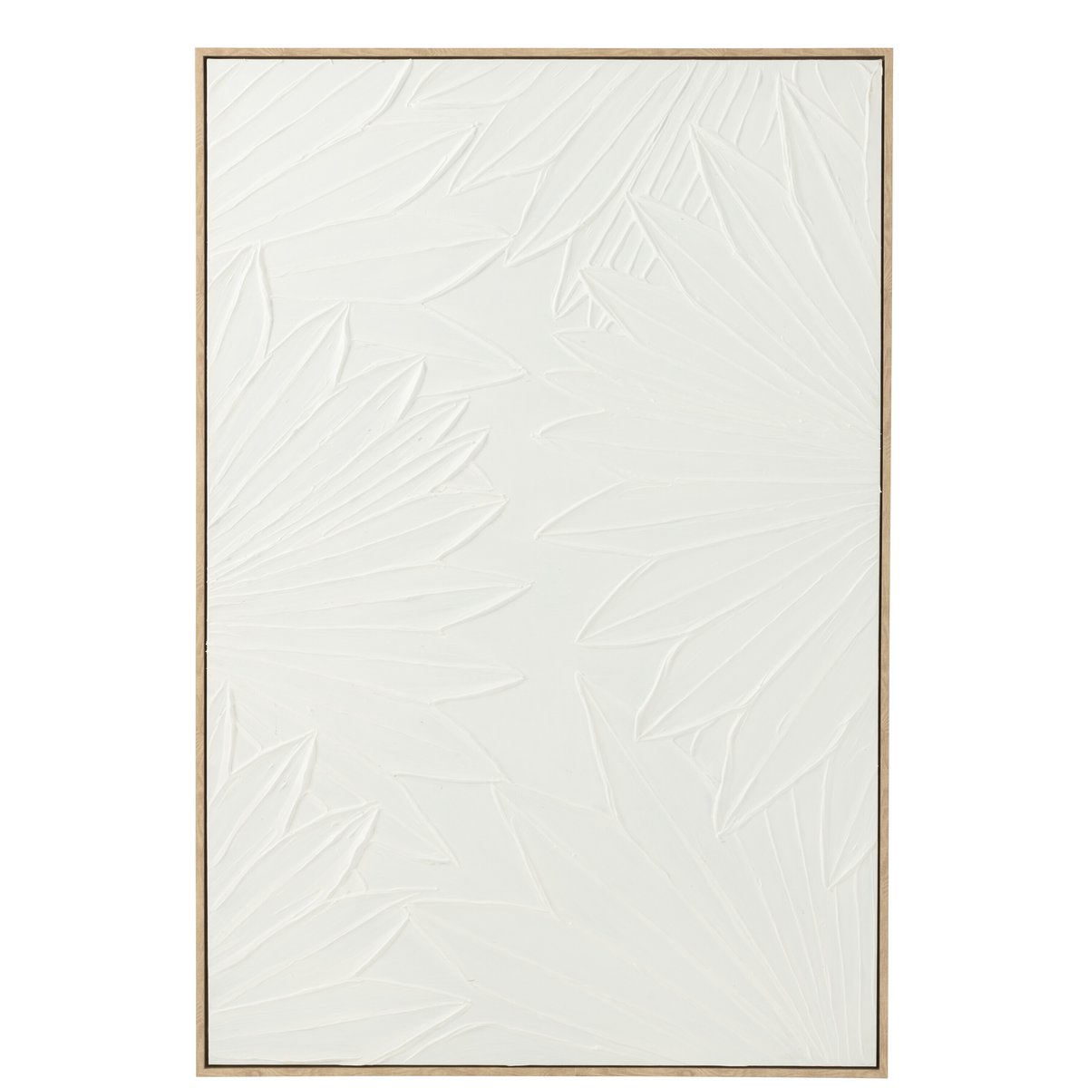 Vue latérale de la décoration murale Koy, mettant en avant sa hauteur.