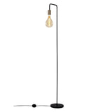 Lampe debout "modo" en métal en noir, versions en or, prise E27, lampe de table pour salon, salle à manger, cuisine, couloir, couloir ou bureau, 150 haut