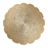 Table d'appoint Table décorative en métal Hilton Ø 35 x H 45 cm Aluminium rond avec structure en argent ou en or