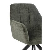 Chaise Louna J-Line, détail des matériaux en fer et acrylique