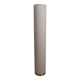 Lampe debout "Beate" Nature du métal et un souffleur de texte dans la nature, une douille E27, une lampe pour la salle à manger, un salon, un couloir ou un bureau, environ 110 cm de haut